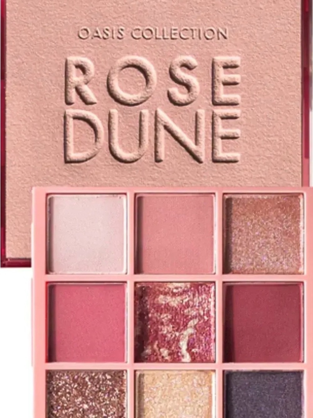 Farmasi Rose Dune Eyeshadow Palette - Pink, Champagne & Rose Gold